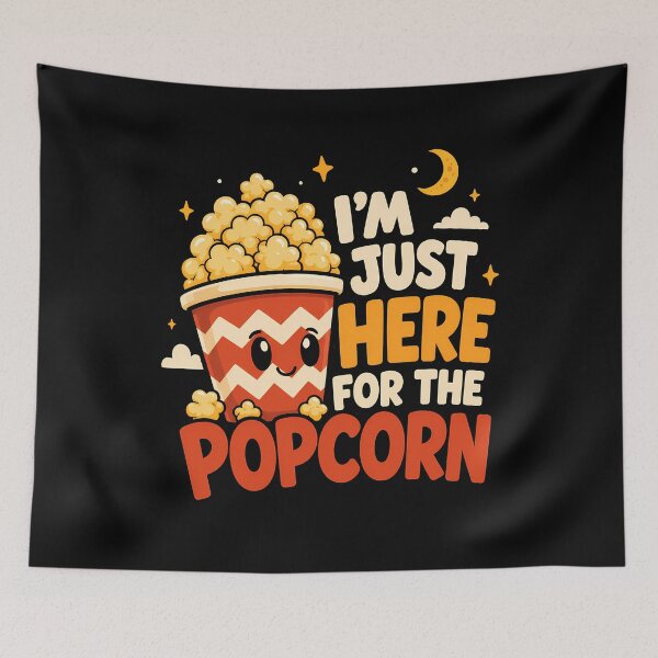 Item preview, Cute popcorn design for movie lovers designed and sold by rafaeltto.