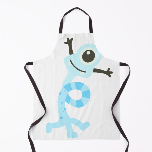 Item preview, Cute Wacky One-Eyed Blue Creature Illustration designed and sold by ReGenDx.