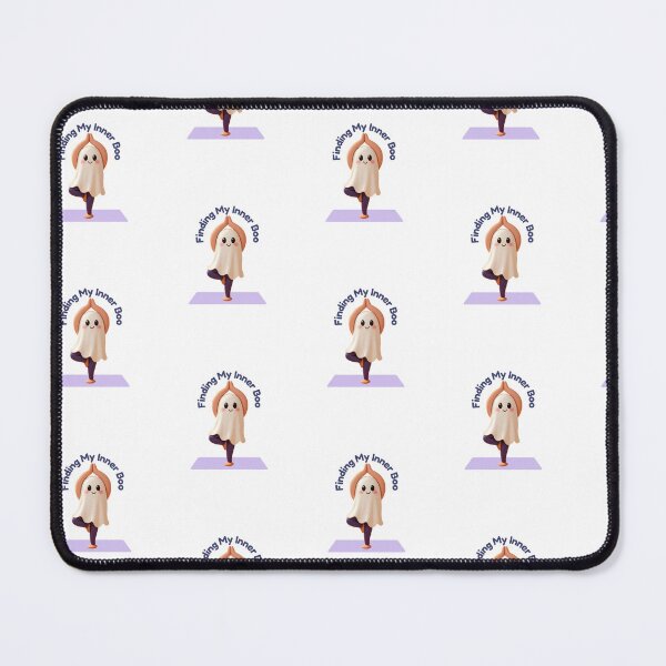Item preview, Halloween Yoga. Finding My Inner Boo Yoga Ghost designed and sold by Inka Moon Design.