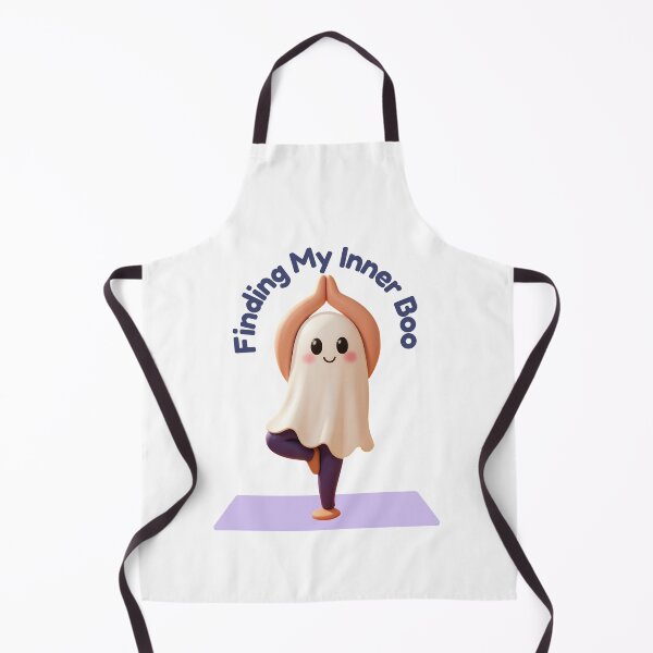 Item preview, Halloween Yoga. Finding My Inner Boo Yoga Ghost designed and sold by Inka Moon Design.