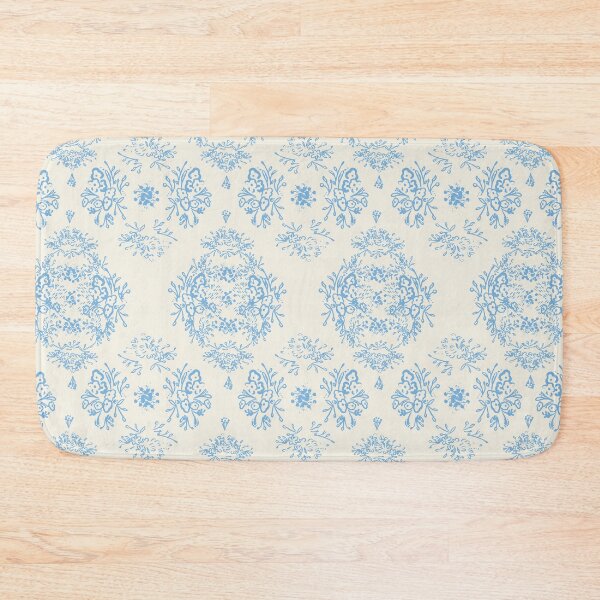 Item preview, Blue on Cream Retro Modern Toile de Jouy Pattern | Cottagecore  designed and sold by sheseddit.