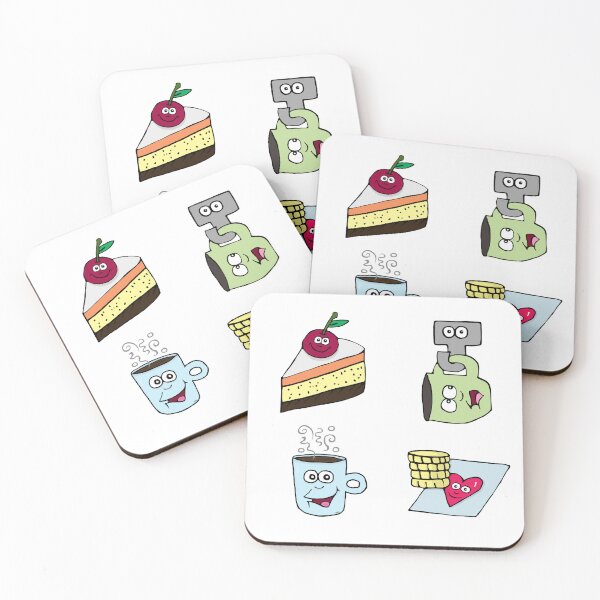 Item preview, Funny Coffee Shop Sticker Pack | Cute Cafe Barista Humor designed and sold by MyxaART.