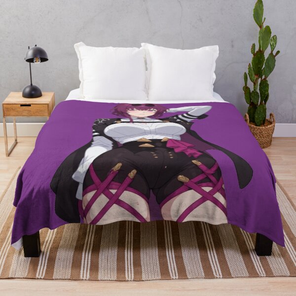 Item preview, Anime Purple Hair Sci-Fi Hunter Girl Art designed and sold by Jimakmo.