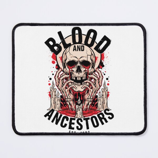 Item preview, Blood & Ancestors T-Shirt | Skull Roses Dark Heritage Halloween Graphic Tee v1 designed and sold by DarylWelsh2024.