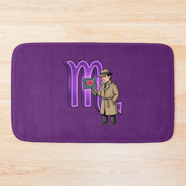Item preview, Scorpio Detective Neon Zodiac Mystery Art designed and sold by Rare By Hero.