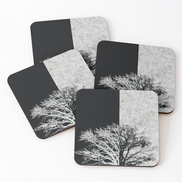 Item preview, Natural Outlines - Oak Tree Black & Concrete #402 designed and sold by Natural Collective.