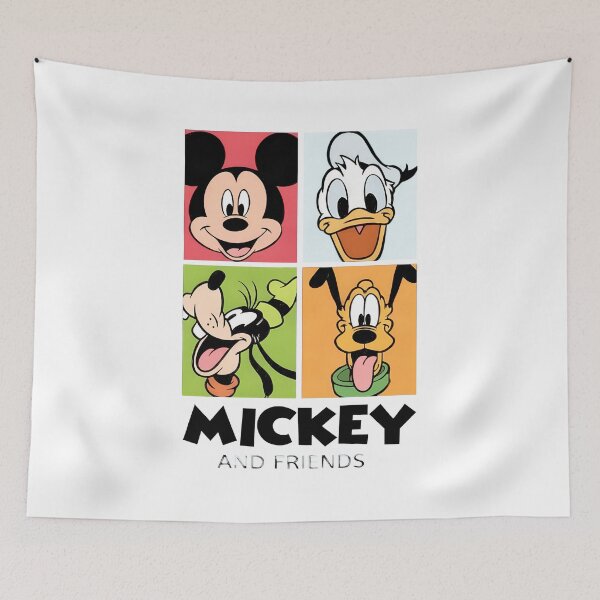 Item preview, Classic Cartoon Friends Colorful Retro Character Collage designed and sold by MichelleF34464.