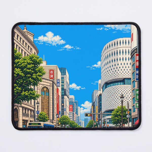 Item preview, Ginza Tokyo Day Pixel Art designed and sold by sabusabu78.
