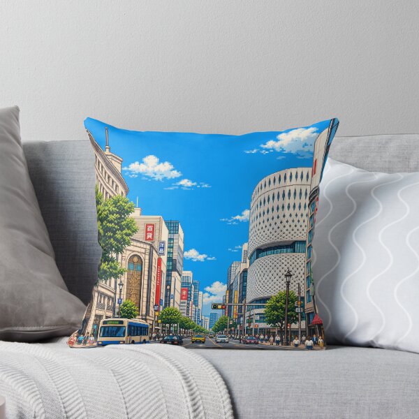 Item preview, Ginza Tokyo Day Pixel Art designed and sold by sabusabu78.