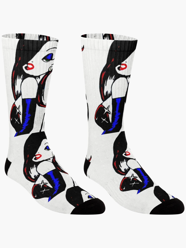 Thumbnail 3 of 5, Socks, Jessica Rabbit designed and sold by Chad's Fresh Art.