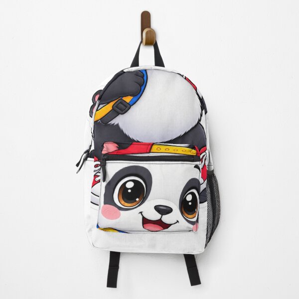 Item preview, Cute School Panda With Backpack Sticker designed and sold by Genzfirevibes.