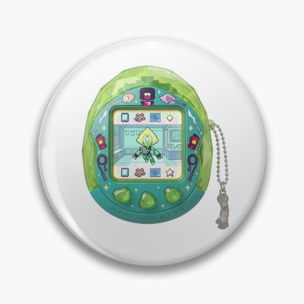 Item preview, Peridot You Clod Alien Tech Retro Tamagotchi Sticker designed and sold by 0Zetgest.