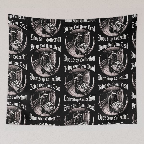 Item preview, Bring Out Your Dead Plague Doctor Skulls Halloween designed and sold by d247.