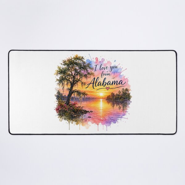 Item preview, Heart of Alabama Sunrise: Southern Love at Daybreak designed and sold by BlissBlvdShop.