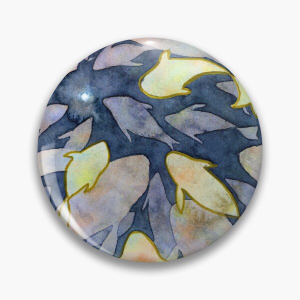 Item preview, Between the Current | Abstract Koi Watercolour designed and sold by ArithraStudio.