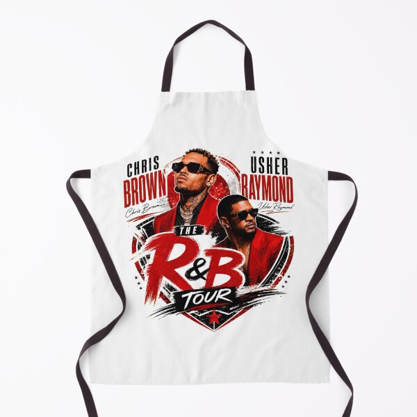 Artikelvorschau, Chris Brown Usher R&B Tour Retro Musikdesign entworfen und verkauft von MichelleF34464.