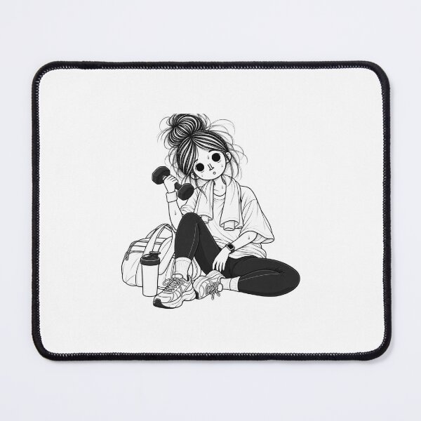 Item preview, Tired Gym Girl designed and sold by Teem97.