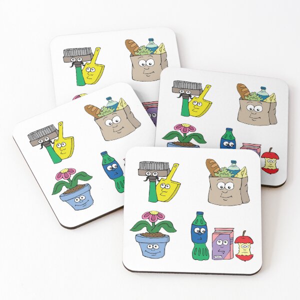 Item preview, Cute Eco Recycling Sticker Pack | Zero Waste Planner Art designed and sold by MyxaART.