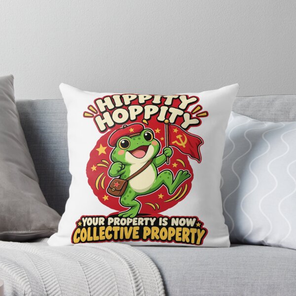 Item preview, Hippity Hoppity Communist Frog Funny Abolish Property Meme Socialist Frog Karl Marx designed and sold by ZIGLWORKS.