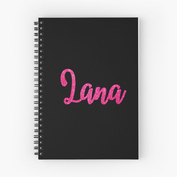 Item preview, Lana Hot Pink Sparkly Personalised Name Design designed and sold by CamilasPrints.