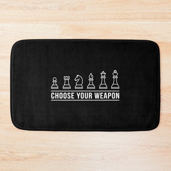 Item preview, Choose Your Weapon Chess Player Board Game Strategist designed and sold by Doodleoub.