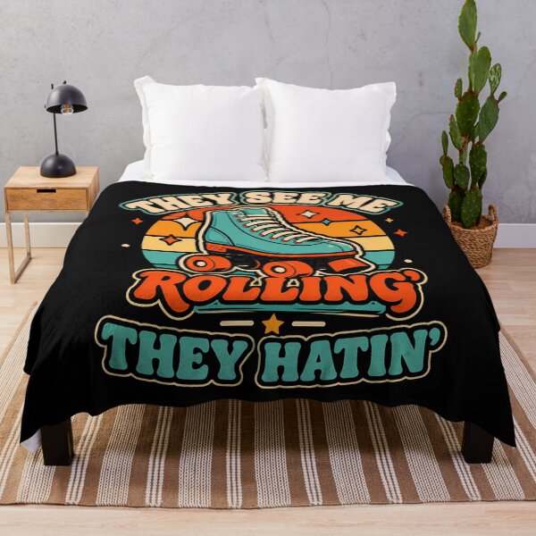 Item preview, Retro roller skate with fun slogan design designed and sold by rafaeltto.