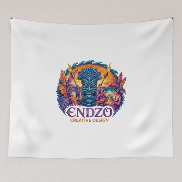 Item preview, Looking out at Beach Waves and Tiki Idols designed and sold by endzo.