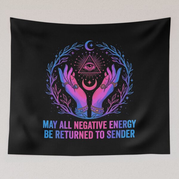 Item preview, May All Negative Energy Be Returned To Sender Spiritual Protection Mystic Witchcraft designed and sold by Doodleoub.
