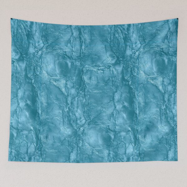 Item preview, Cyan Blue Marbled Fissure Texture Art designed and sold by Piotrek0001.