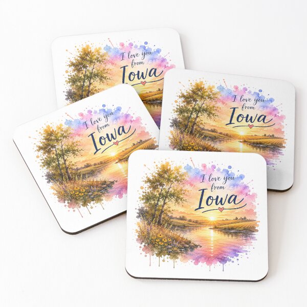 Item preview, Heartland Sunrise of Love: A Golden Iowa Morning designed and sold by BlissBlvdShop.