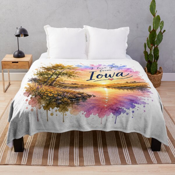 Item preview, Heartland Sunrise of Love: A Golden Iowa Morning designed and sold by BlissBlvdShop.