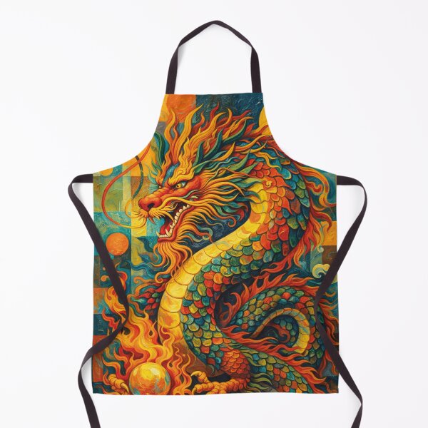 Item preview, Colourful Dragon – Legendary Mythical Creature Painting designed and sold by GalleryKauffeld.