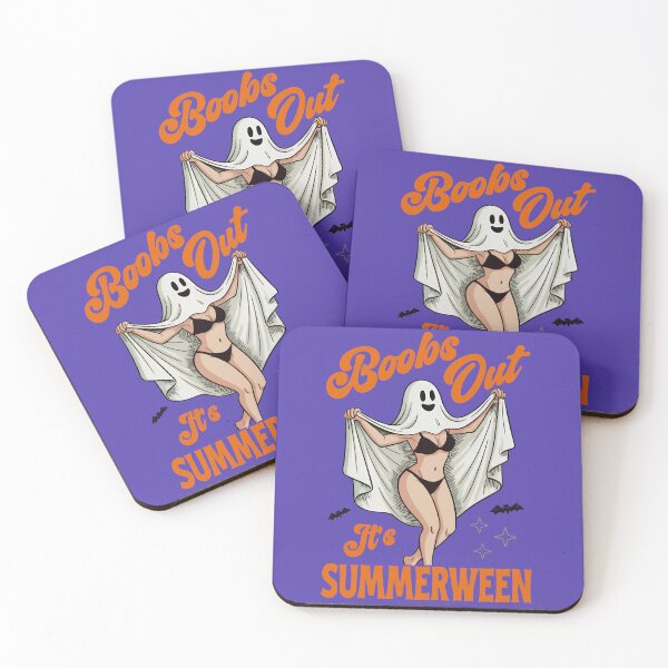 Item preview, Boobs Out It's Summerween Ghost designed and sold by legendaryskins.
