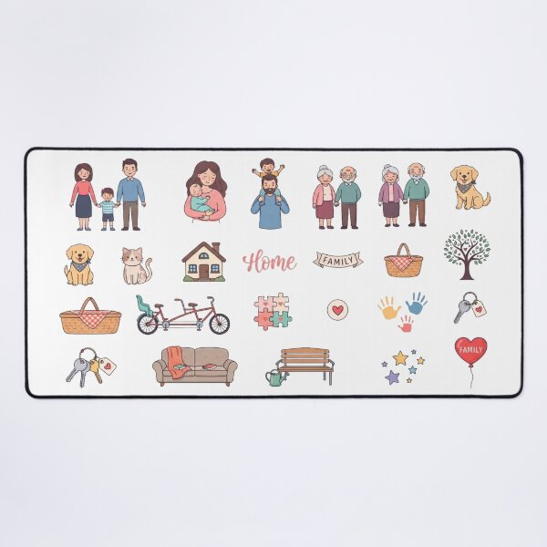 Item preview, Cute Family Home Love Everyday Life Planner Aesthetic designed and sold by Rehnair.