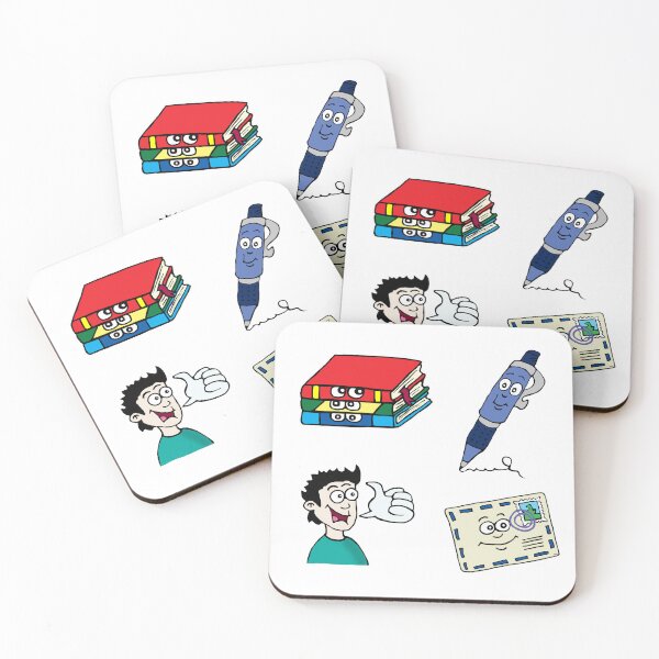 Item preview, Cute Study Stationery Sticker Pack | Happy Mail Penpal Art designed and sold by MyxaART.