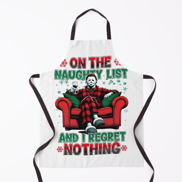 Item preview, Naughty Holiday Masked Character Red Plaid Humor Design designed and sold by JohnYoung63765.