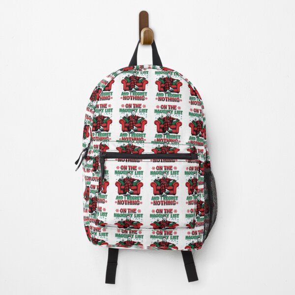 Item preview, Naughty Holiday Masked Character Red Plaid Humor Design designed and sold by JohnYoung63765.