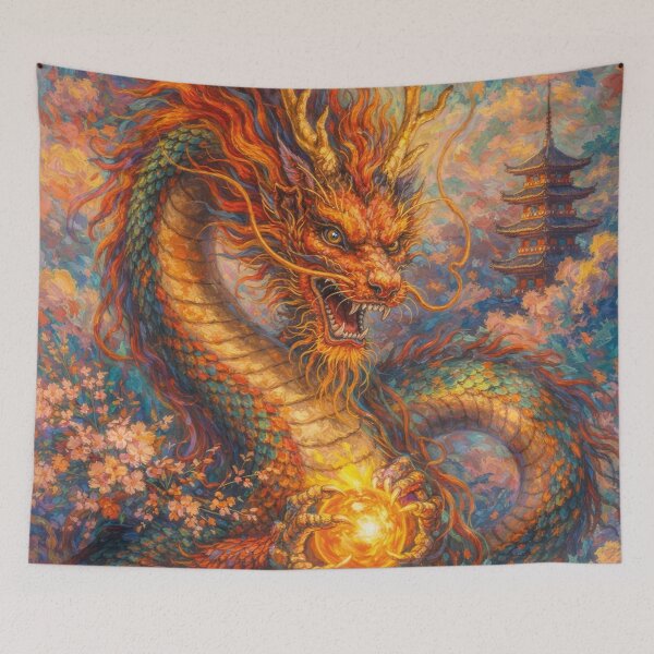 Item preview, The Mighty Dragon – Legendary Creature Painting designed and sold by GalleryKauffeld.
