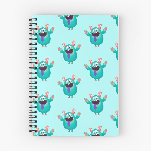 Item preview, Funny Silly Turquoise Horned Monster Illustration designed and sold by ReGenDx.