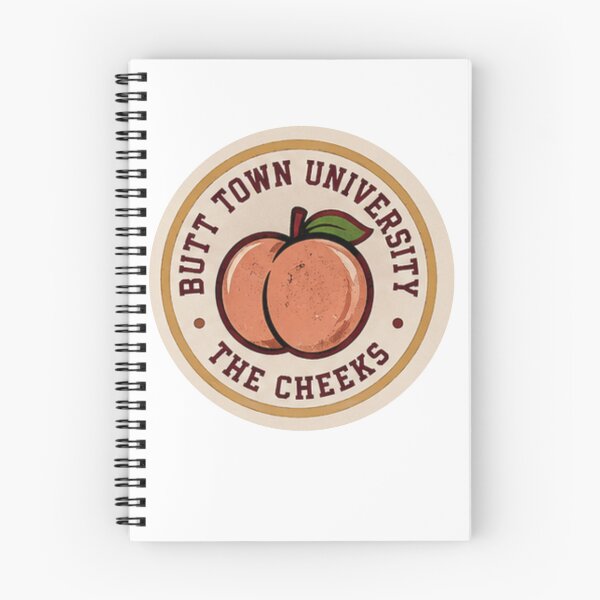 Item preview, Butt Town University Peach Seal – The Cheeks designed and sold by Pop, Culture and Stuff.