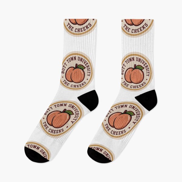 Item preview, Butt Town University Peach Seal – The Cheeks designed and sold by Pop, Culture and Stuff.