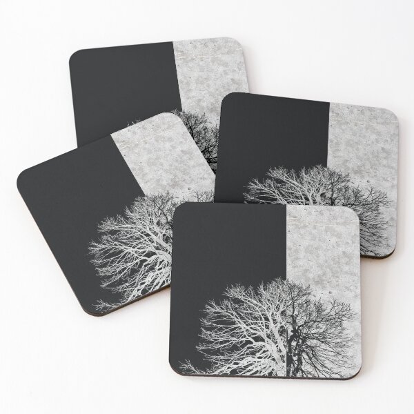 Item preview, Natural Outlines - Tree Black & Concrete #295 designed and sold by Natural Collective.