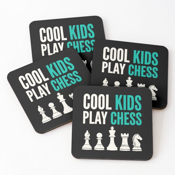 Item preview, Cool Kids Play Chess Board Game Player designed and sold by Doodleoub.