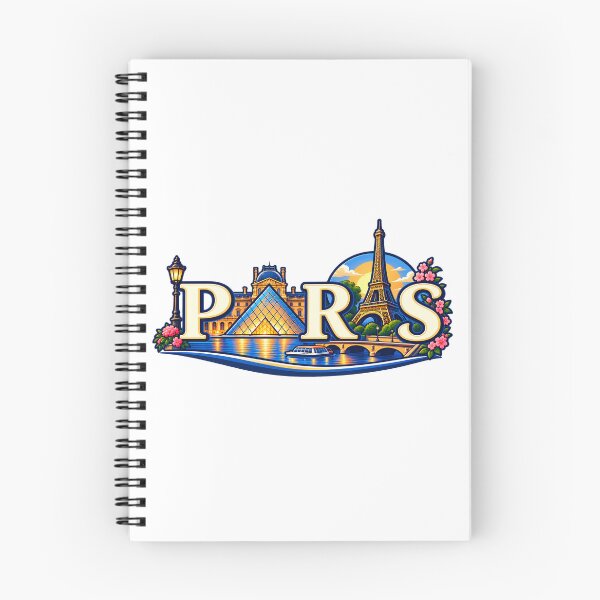 Item preview, Paris France – Eiffel Tower & Louvre Pyramid Travel Design designed and sold by SVALANART.