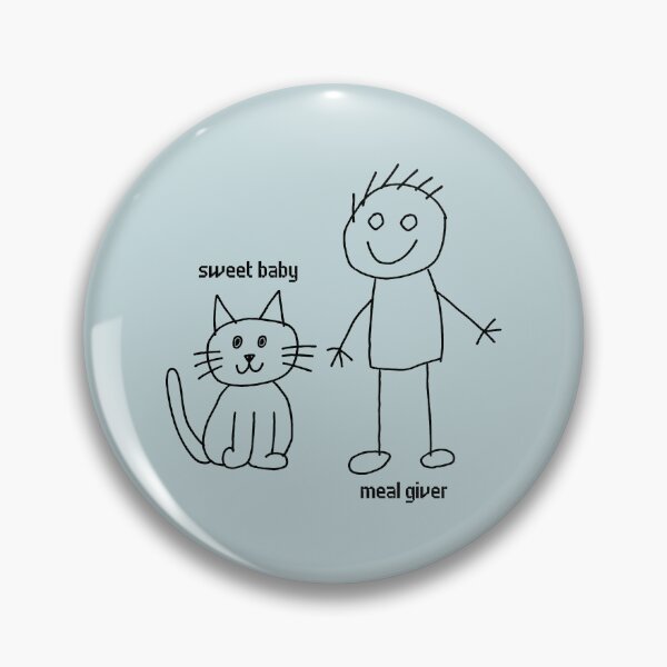 Item preview, Sweet Cat Baby & It's Meal Giver designed and sold by LunarDesignzz.
