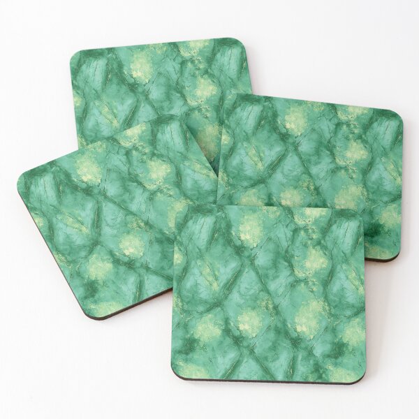 Item preview, Emerald Diamond Scale Vein Abstract Art designed and sold by Piotrek0001.