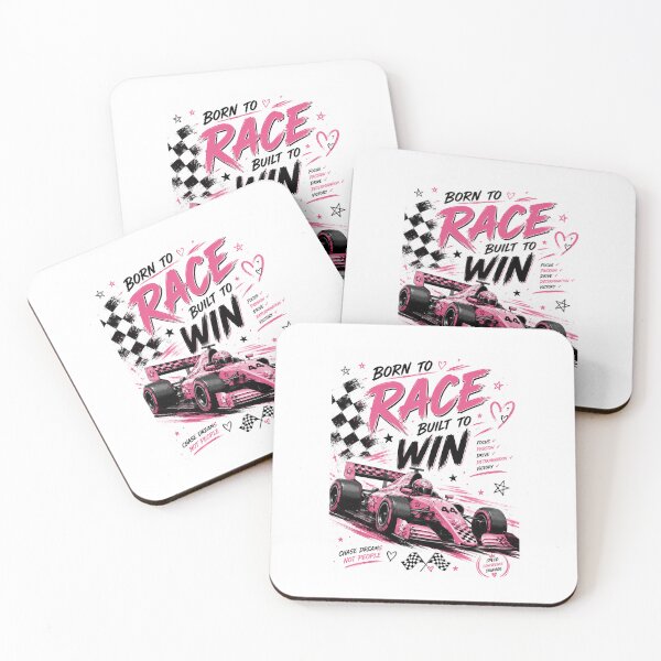 Item preview, Born to race pink car 44 designed and sold by beckyk95.