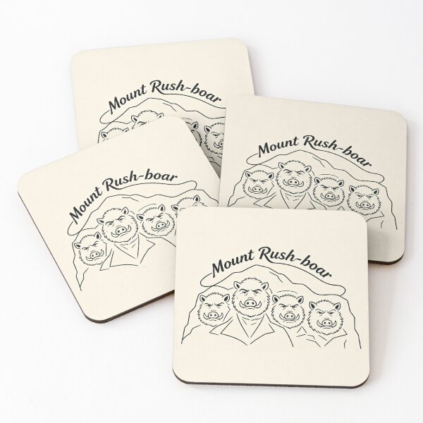Item preview, Mount Rush-boar Wild Boar. Mount Rushmore USA designed and sold by tangramrachel.