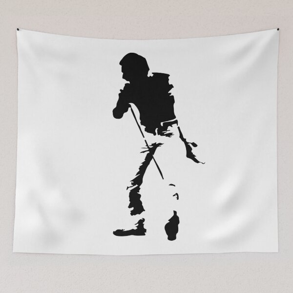 Item preview, Classic Rock Frontman Silhouette Art designed and sold by Hilmanku.
