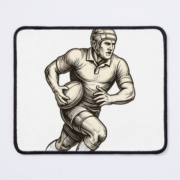 Item preview, Rugby Player Action Graphic - Sports Fan Gift | ⭐⭐⭐⭐⭐ designed and sold by BRUHED.